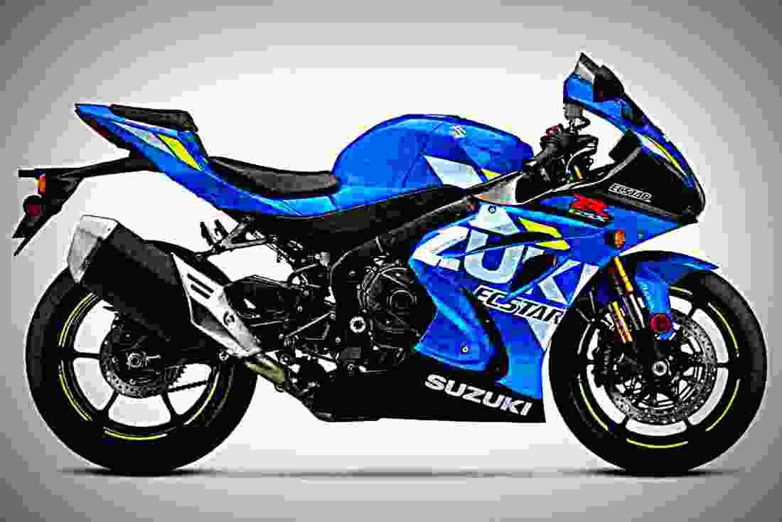 Suzuki GSX R1000R 2019 1 motorbike A4 Photo Print