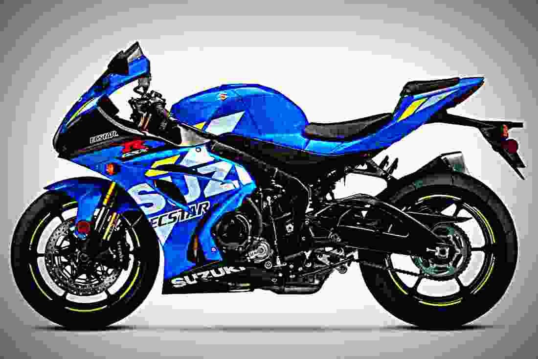 Suzuki GSX R1000R 2019 4 motorbike A4 Photo Print