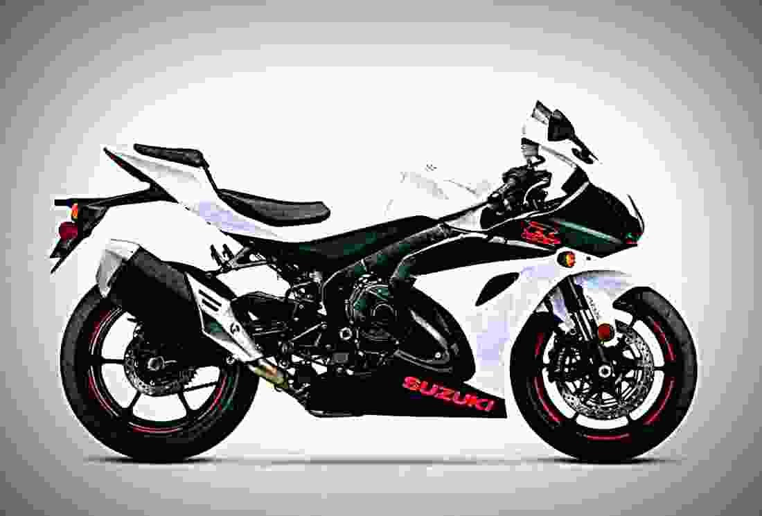 Suzuki GSX R1000X 2019 3 motorbike A4 Photo Print