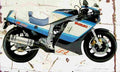 Suzuki GSX R1100 1986 Aged Vintage A4 Photo Print