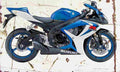 Suzuki GSX R600 2006 Aged Vintage A4 Photo Print