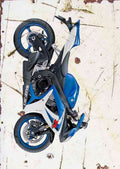 Suzuki GSX R600 2006 aged A4 Photo Print