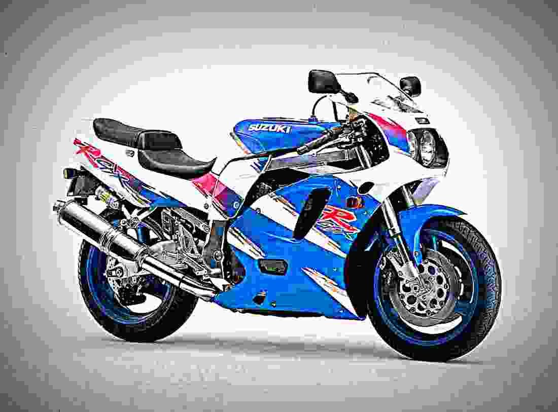 Suzuki GSX R600 2019 3 motorbike A4 Photo Print