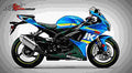 Suzuki GSX R750 2017 4 motorbike A4 Photo Print