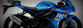 Suzuki GSX R750 2018 1 825x284 motorbike A4 Photo Print