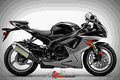 Suzuki GSX R750 2018 3 motorbike A4 Photo Print