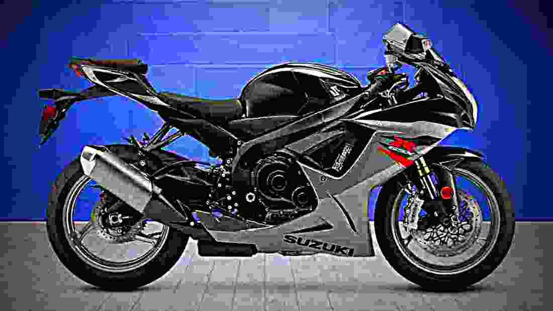 Suzuki GSX R750 2018 4 motorbike A4 Photo Print