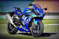 Suzuki GSX RR 2018 2 motorbike A4 Photo Print
