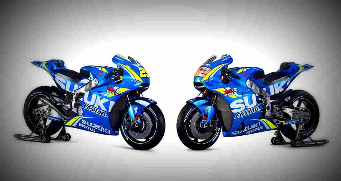 Suzuki GSX RR 2018 3 motorbike A4 Photo Print
