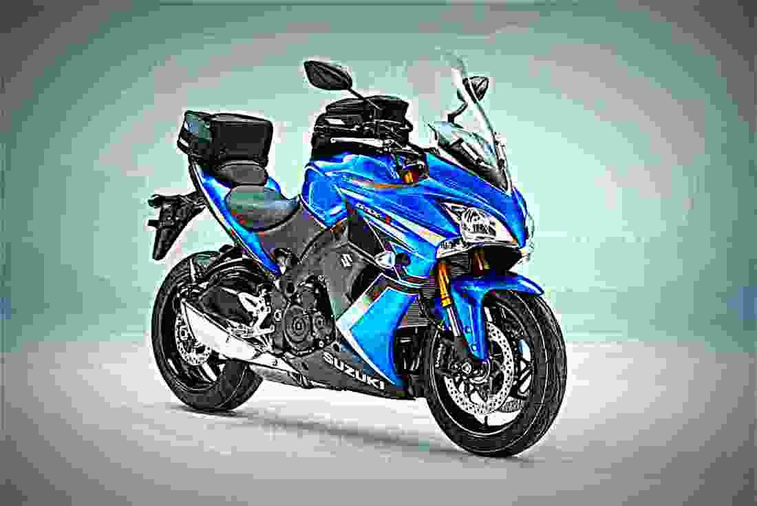 Suzuki GSX S1000F Tour Edition 2017 3 motorbike A4 Photo Print