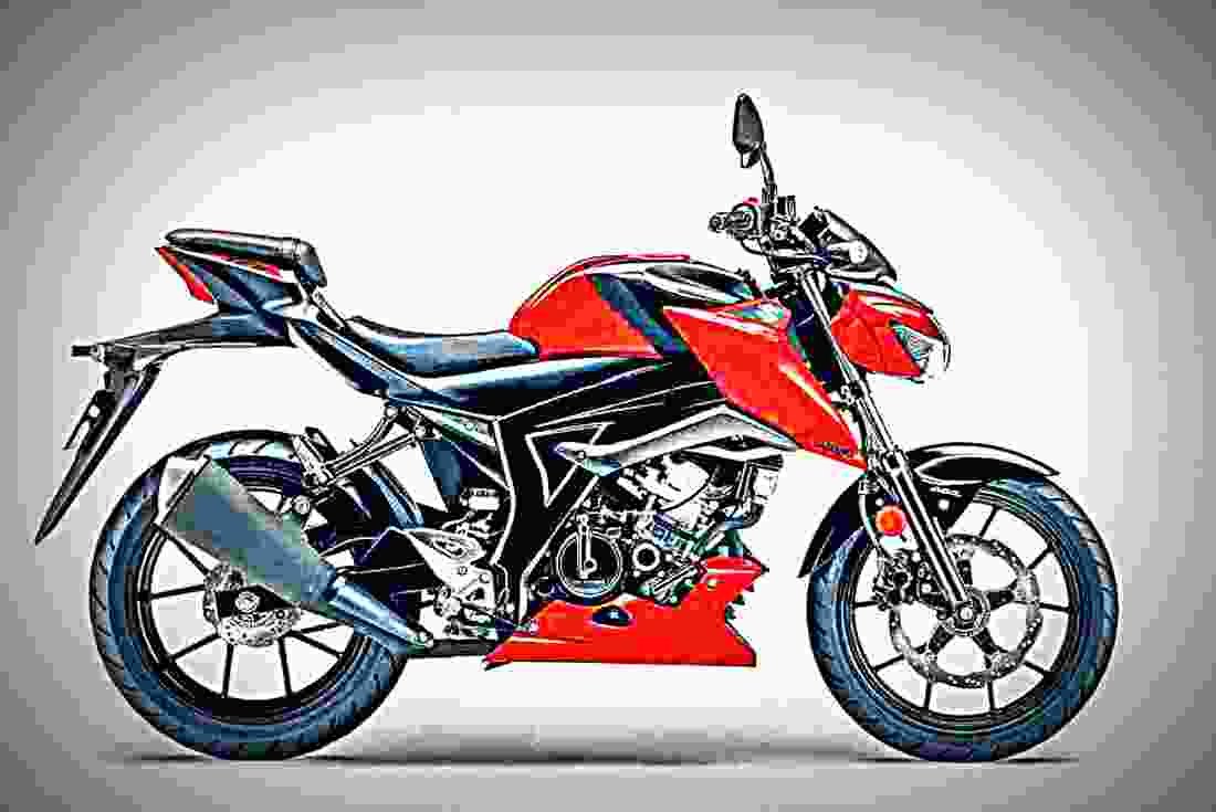 Suzuki GSX S125 2017 2 motorbike A4 Photo Print