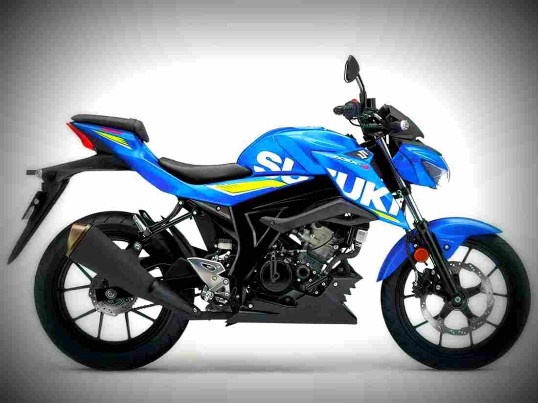 Suzuki GSX S125 2018 1 motorbike A4 Photo Print