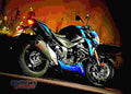 Suzuki GSX S750 2017 3 motorbike A4 Photo Print