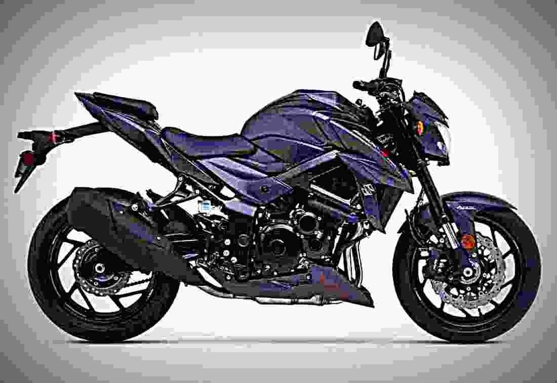 Suzuki GSX S750Z 2018 2 motorbike A4 Photo Print