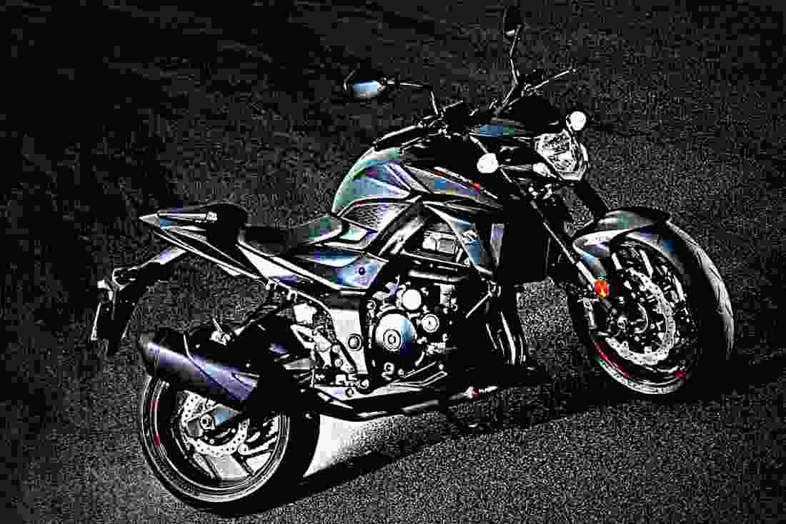 Suzuki GSX S750Z Phantom 2017 2 motorbike A4 Photo Print