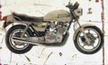 Suzuki GSX1100 1979 Aged Vintage A4 Photo Print