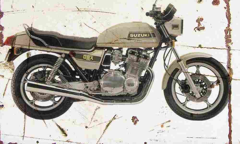 Suzuki GSX1100 1979 Aged Vintage A4 Photo Print