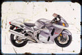 Suzuki GSX1300R Hayabusa 2002 aged 2 A4 Photo Print