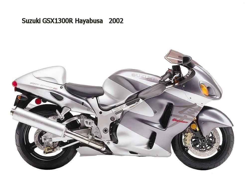 Suzuki GSX1300R Hayabusa 2002 motorbike A4 Photo Print