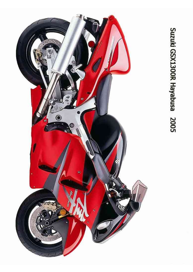 Suzuki GSX1300R Hayabusa 2005 A4 Photo Print