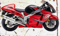 Suzuki GSX1300R Hayabusa 2005 Aged Vintage A4 Photo Print