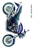 Suzuki GSX1400 2002 A4 Photo Print