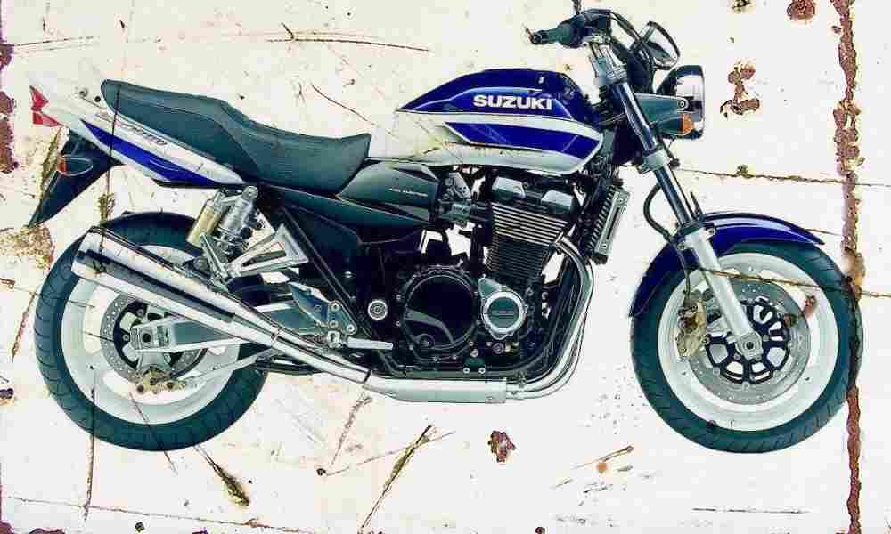 Suzuki GSX1400 2002 Aged Vintage A4 Photo Print