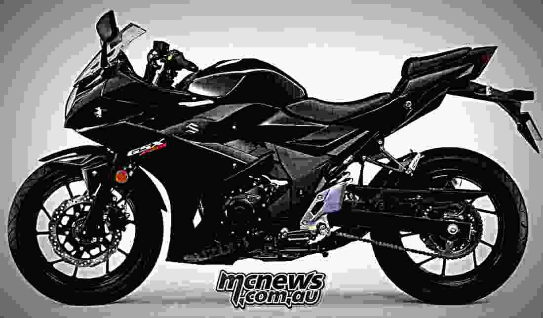 Suzuki GSX250R 2017 3 motorbike A4 Photo Print