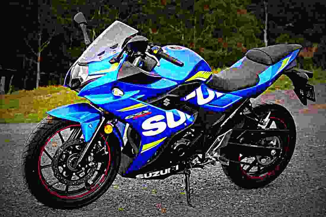 Suzuki GSX250R 2019 4 motorbike A4 Photo Print