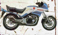 Suzuki GSX550ES 1983 Aged Vintage A4 Photo Print