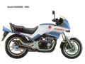 Suzuki GSX550ES 1983 motorbike A4 Photo Print