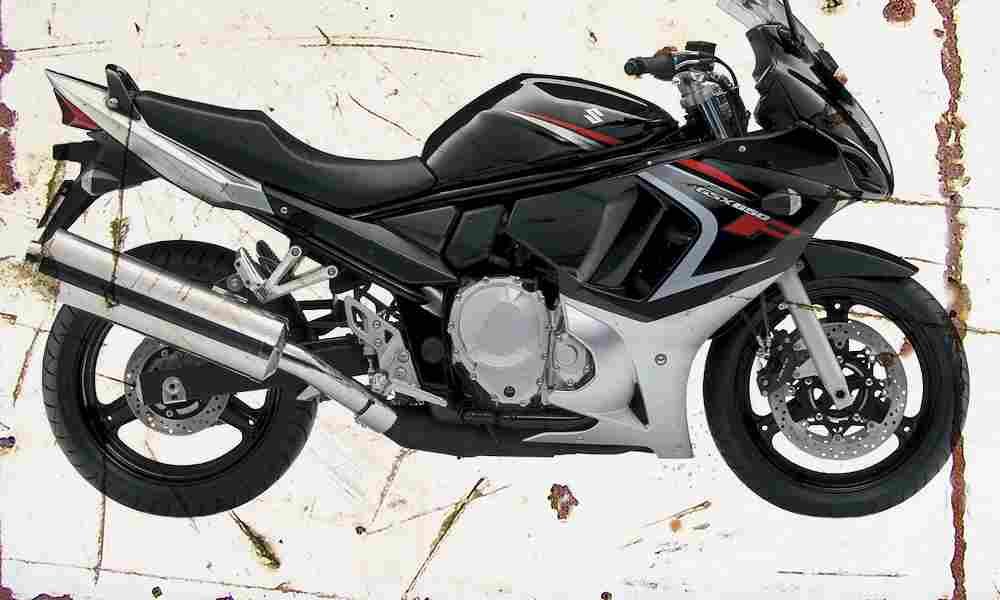 Suzuki GSX650F 2008 Aged Vintage A4 Photo Print