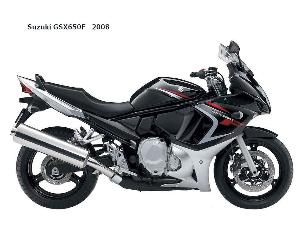 Suzuki GSX650F 2008 motorbike A4 Photo Print