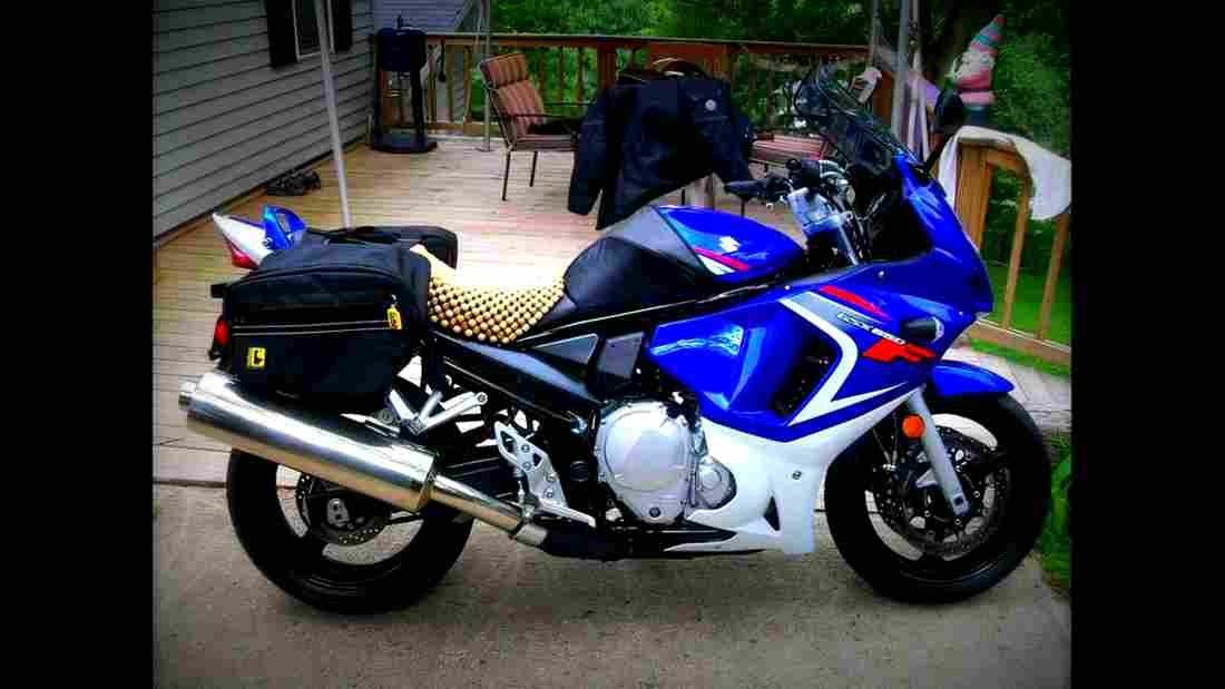 Suzuki GSX650F 2017 3 motorbike A4 Photo Print