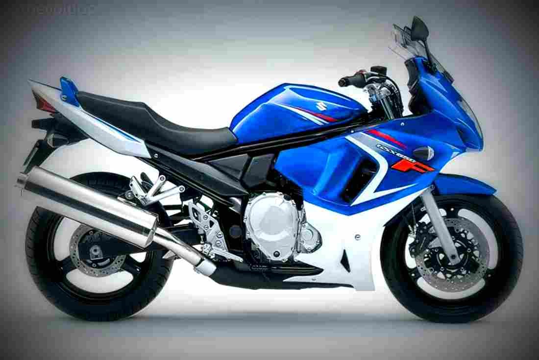 Suzuki GSX650F 2018 3 motorbike A4 Photo Print