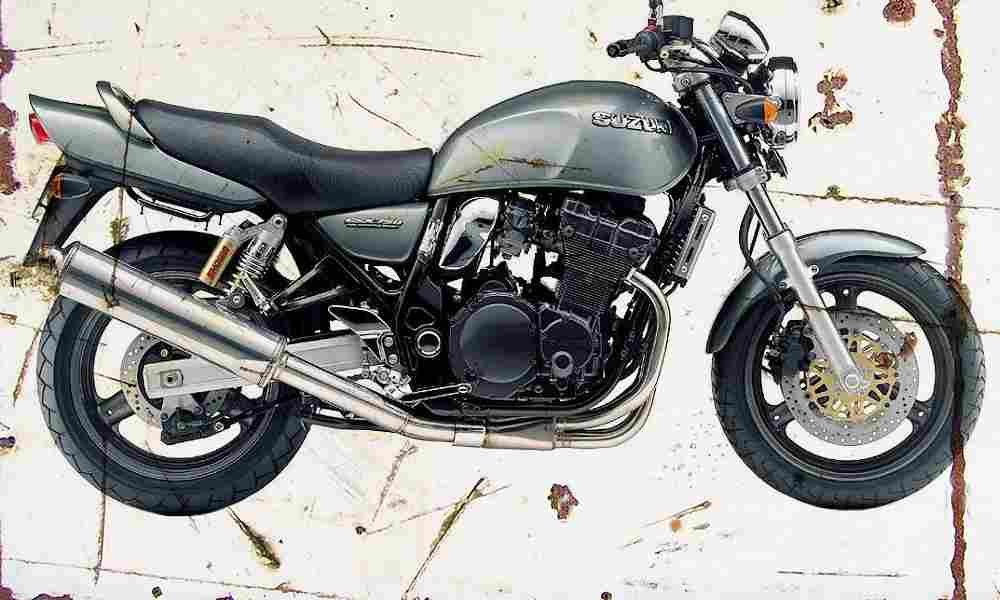 Suzuki GSX750 2001 Aged Vintage A4 Photo Print