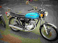 Suzuki GT 125 1975 1 motorbike A4 Photo Print