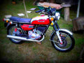 Suzuki GT 250 1973 3 motorbike A4 Photo Print