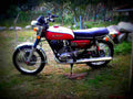 Suzuki GT 250 1973 4 motorbike A4 Photo Print