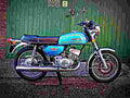 Suzuki GT 250 1976 1 motorbike A4 Photo Print