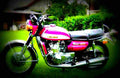 Suzuki GT 380 1973 2 motorbike A4 Photo Print