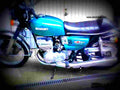 Suzuki GT 380 1973 5 motorbike A4 Photo Print