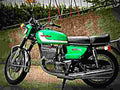 Suzuki GT 380 J 1972 2 motorbike A4 Photo Print
