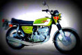 Suzuki GT 380 J 1972 4 motorbike A4 Photo Print