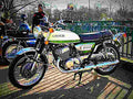Suzuki GT 500 1976 1 motorbike A4 Photo Print