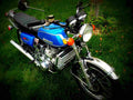 Suzuki GT 550 1974 5 motorbike A4 Photo Print