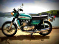 Suzuki GT 750 J 1971 2 motorbike A4 Photo Print