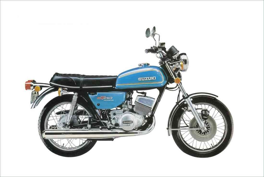 Suzuki GT250 1973 2021 A4 Photo Print