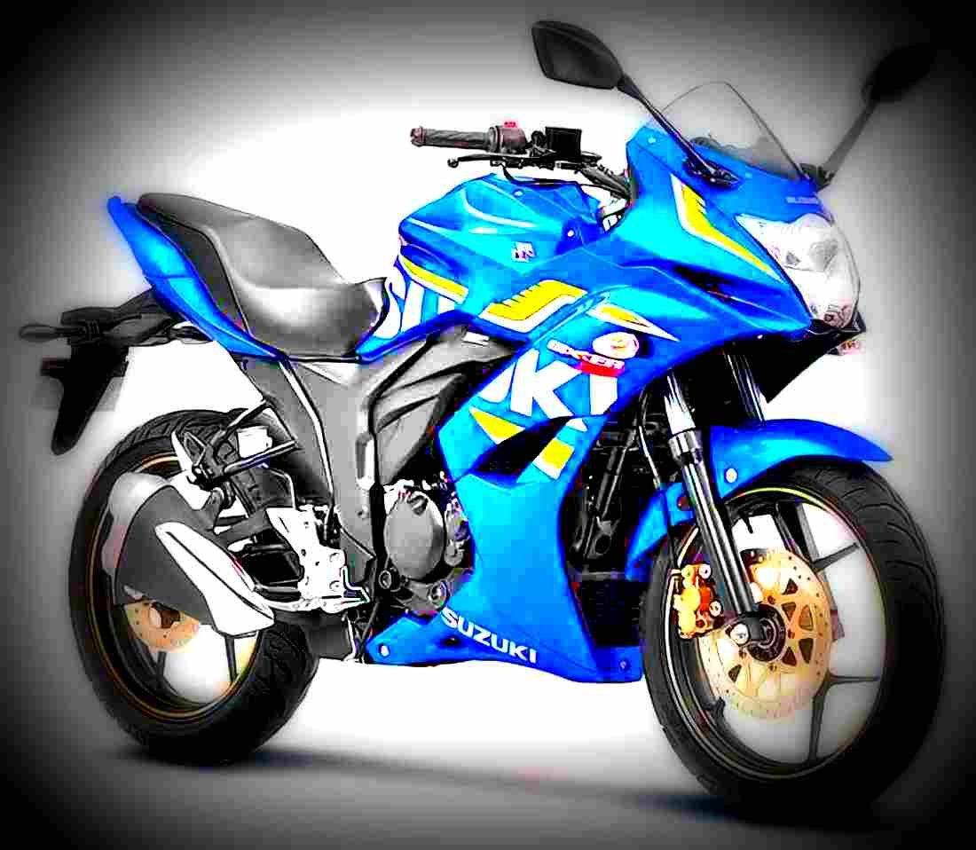 Suzuki Gixxer SF 2017 1 motorbike A4 Photo Print