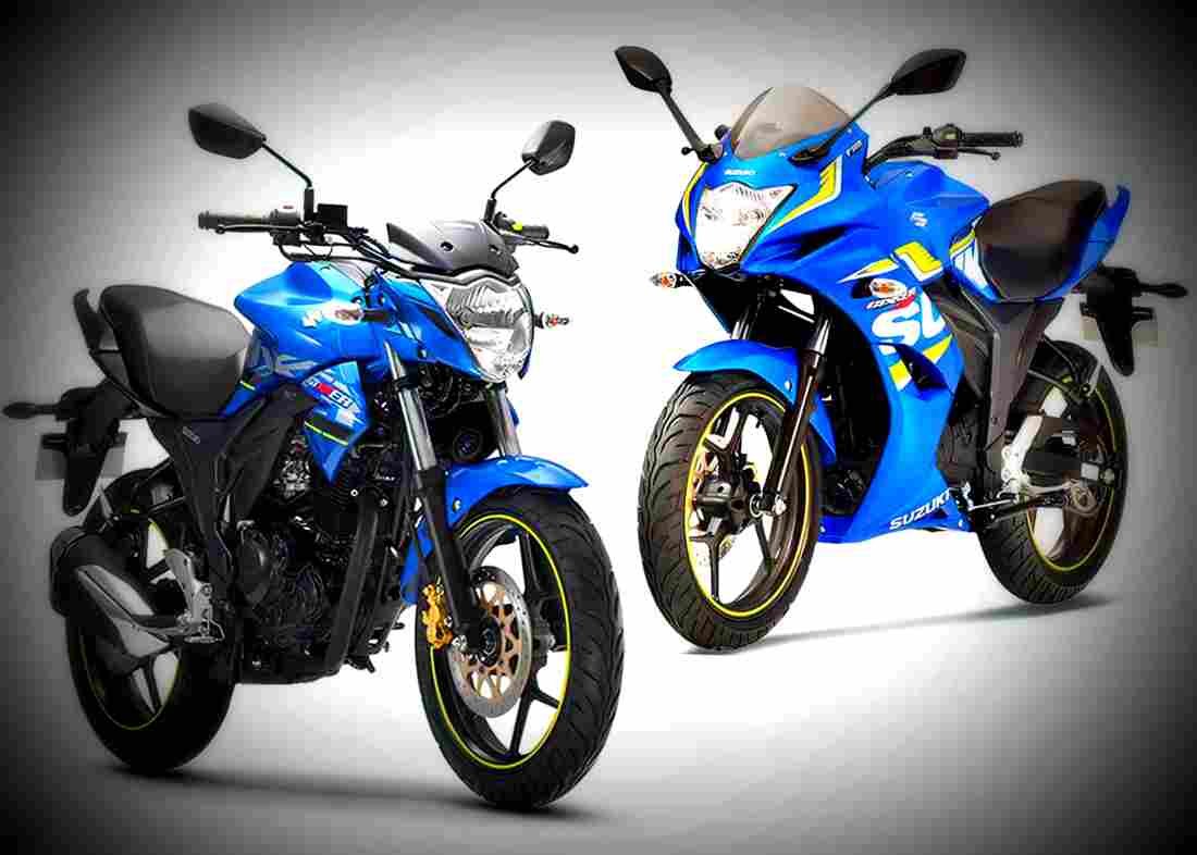 Suzuki Gixxer SF 2017 3 motorbike A4 Photo Print